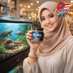 Fish Food LEFISH KURA Turtle Pellets 100g High Protein Floating Growth & Shell Strength Support