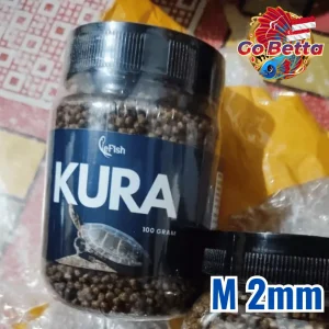 Fish Food LEFISH KURA Turtle Pellets 100g High Protein Floating Growth & Shell Strength Support